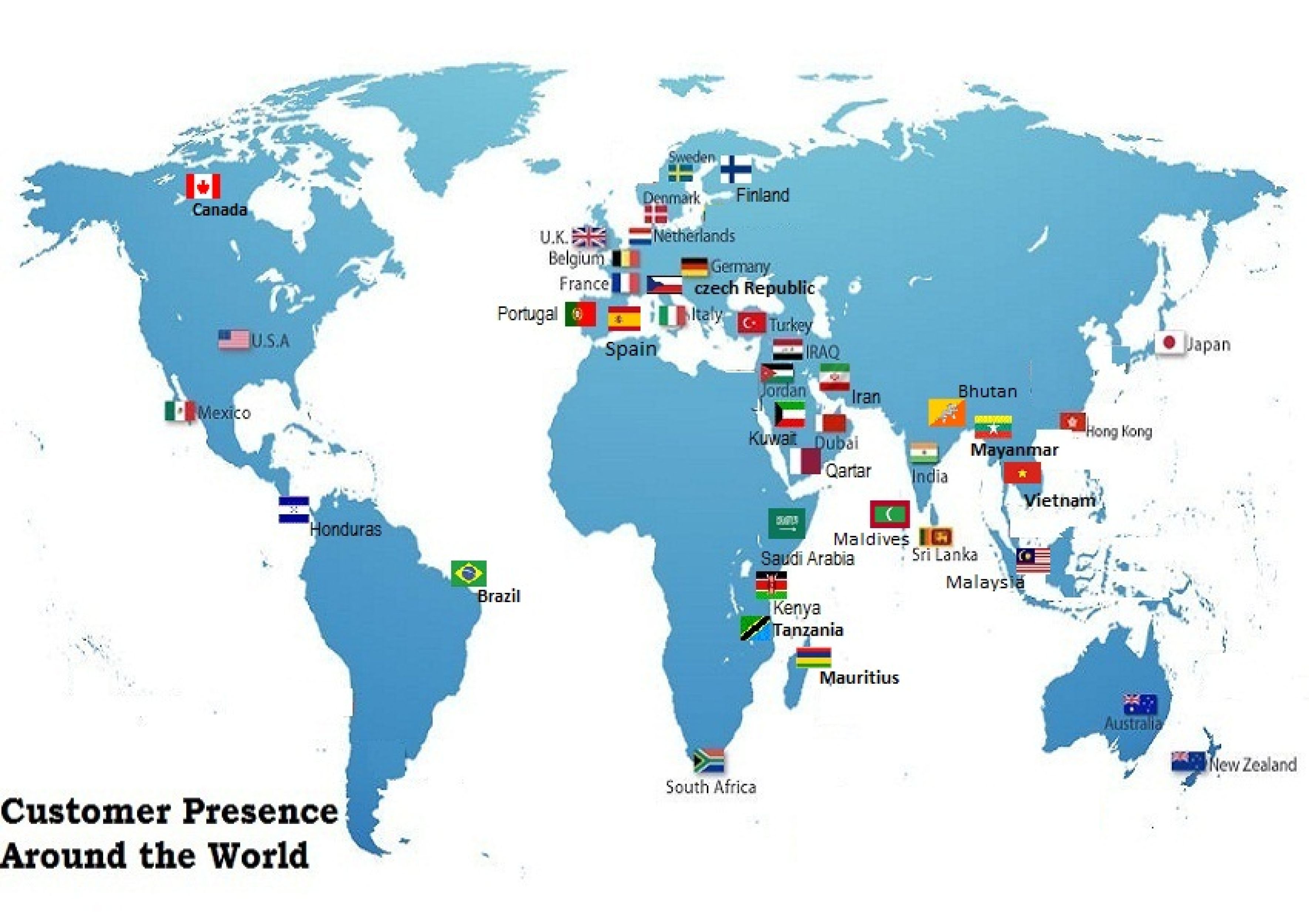 global presence of fasteners